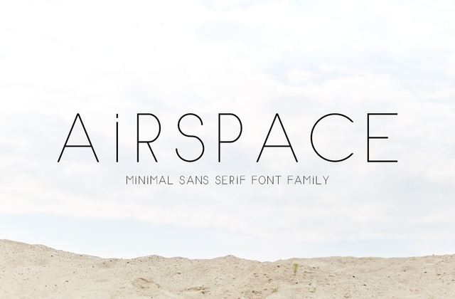 Шрифт Air Space
